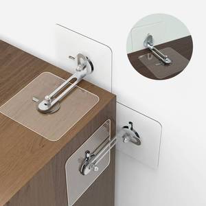 lot 12136 image: Furniture Anchors Wall Anchors, Anti Tip Furniture Anchors No Drill, Adhesive Furniture Wall Anchors for Baby Proofing - Secure Cabinet Bookcase Dresser Shelf Wall, No Screw, 6 Pairs
