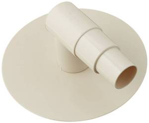 lot 12160 image: SWIMLINE HYDROTOOLS Oly Replacement Elbow and Plate Low Profile Skimmer Vac Adaptor, White