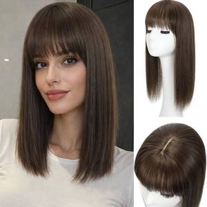 lot 12161 image: Sakuraaa Hair Toppers For Women With Thinning Hair 14 Inch Wavy Layered