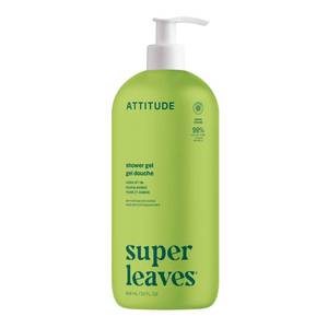 lot 12163 image: ATTITUDE Body Wash, EWG Verified Shower Gel, Dermatologically Tested, Plant and Mineral-Based, Vegan Personal Care Products, Pear and Amber Scent, 32 Fl Oz