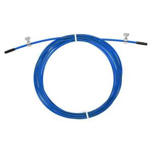 lot 12183 image: PATIKIL 10Ft Speed Jump Rope Replacement Cable, 2.5mm Professional Skipping Rope Steel Wire Replace for High Speed Jump Ropes, Blue