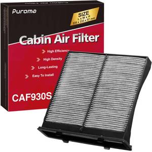 lot 12191 image: Puroma Cabin Air Filter Activated Carbon for CP930 CF10930 CAF1869P Subaru