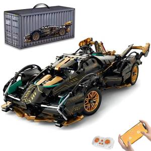 lot 13737 image: AoreSpty RC Car Building Kit, 114 App Control Car Kit with LEDs