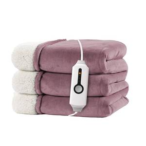 lot 13750 image: RALYSUN Electric Heated Blanket Twin Size 62inx84in � Berry