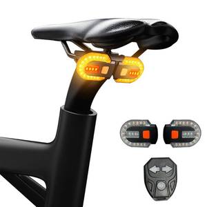 lot 14253 image: JINKEY Bike Turn Signals,Bright Bicycle Turn Signals Front Back IPX5 Waterproof Wireless Remote Control Rear Bike Light USB Rechargeable LED Bike Flashlight for Mountain Bike,Bicycle,Scooter