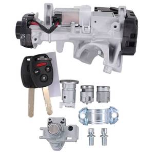 lot 14266 image: Ignition Switch Door Lock Cylinder Fuel Cap Handrail Box Tool Lock Keys Set