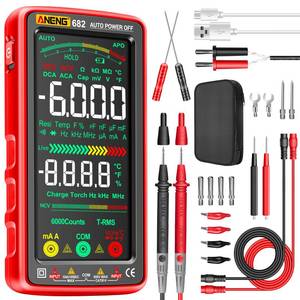 lot 14272 image: ANENG Multimeter Tester,5.0 Inch Color LCD,TRMS 6000 Count NCV Voltmeter