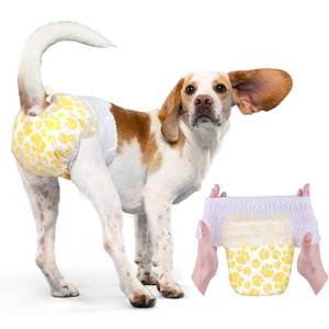 lot 19289 image: Dono Disposable Pull Up Dog Diapers Female, 36 Count