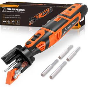 lot 20003 image: Sharp Pebble Cordless Lawn Mower Blade Sharpener � Lawnmower Sharpening Kit
