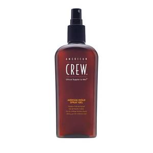 lot 20011 image: American Crew Menfts Spray Gel, Medium Hold and Natural Finish, 8.4 fl oz