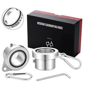 lot 20026 image: Bubblythe Aluminum Flag Pole Rings with Bearing for 0.75-1 inch Flagpole