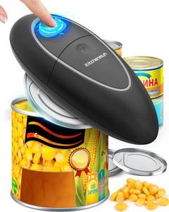 lot 20422 image: One Touch Electric Can Opener Fits All Can Sizes for Seniors with Arthritis, Battery Operated Can Opener with Smooth Edge, Food Safe Kitchen Gadgets Automatic Can Opener for Kitchen