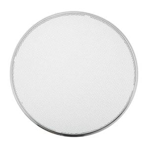 lot 20429 image: ACROPIX Universal 6in Car Speaker Grills Cover Mesh Round 6 Inch Audio Speaker Subwoofer Guard Protector Case Iron Plating Silver Tone White - Pack of 1