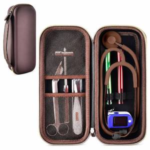 lot 20445 image: ALKOO Stethoscope Case for 3M Littmann Classic IIICardiology IV, Brown