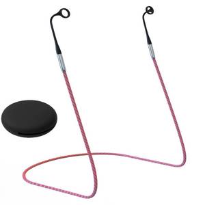 lot 20471 image: Magnetic Connector Cord Compatible with Loop Earplugs QuietEngageExperience, Storing Case Included, Magnetic Tug-Resistant Safety Lanyard Accessories (Speckled Pink 1-Pack, One Size)