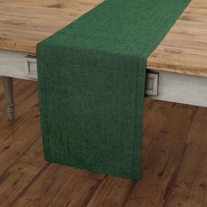 lot 20472 image: Solino Home 100percent Pure Linen Dining Table Runner Green, Athena 14 x 90 in