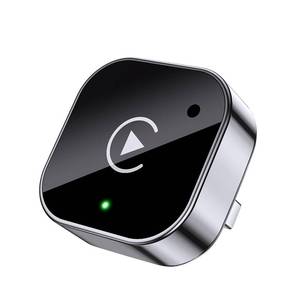lot 20475 image: 2-in-1 Wireless CarPlay and Android Auto Adapter, Plug and Play CarPlay Dongle Converts Wired to Wireless, Fast Auto-Connect, No Delay, Compact Design for iPhone and Android with USBUSB-C Port(Black)