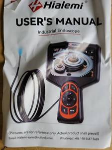 lot 20484 image: Hialemi Industrial Endoscope with 3.5 inch LCD Screen and Probe Cable
