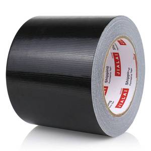 lot 20499 image: Wide Duct Tape, Industrial Grade 30Yards (90 ft) 4 Inch Black Tape, 9 Mil Heavy-Duty, Waterproof, Strong, Flexible, No Residue, for Crafts and Home Improvement (Black, 4ftft x 90ft) (Partially Used)