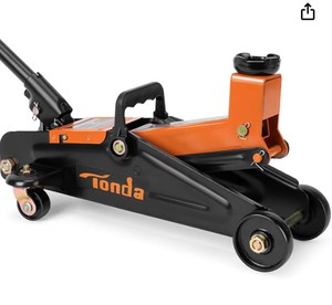 lot 13765 image: Floor Jack, Hydraulic Portable Car Jack, 2 Ton (3,800 lb) Capacity, Black
