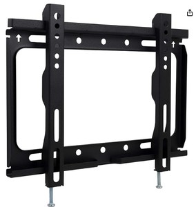 lot 14260 image: Philips Fixed TV Monitor Wall Mount Bracket for Most 17-55 Inch TVsLED LCD OLED HDTV Flat Curved Screen TVs and Monitors with Max VESA 200x200 up to 55lbs, Lockable Safety Bar, SQM322127