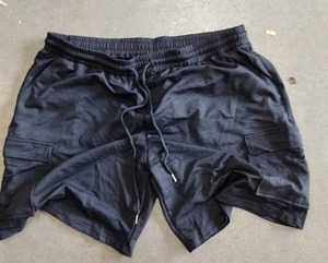 lot 1886 image: Mens 2X black gym shorts