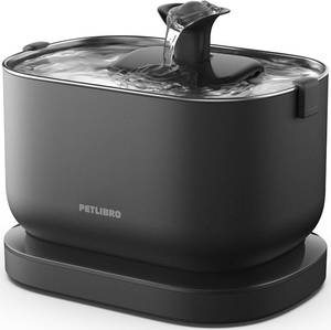 lot 1921 image: PETLIBRO Cat Water Fountain, Cordless Pet Water Fountain Battery Operated, 2.5L84oz Dockstream Water Fountains for Cats Indoor, Cat Fountain with Stainless Steel Tray, Easy to Clean BPA-Free
