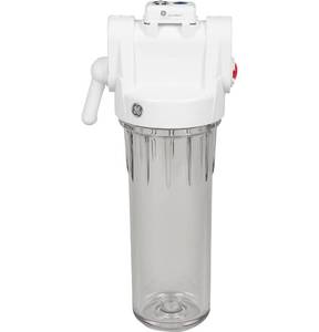 lot 1949 image: GE Whole House Water Filtration System, Reduce Sediment, Rust & More, Install Kit & Accessories Included, Filter Not Included, Replace Filter (FXWTC, FXUSC, FXWPC, FXWSC) Every 3 Months, GXWH20T