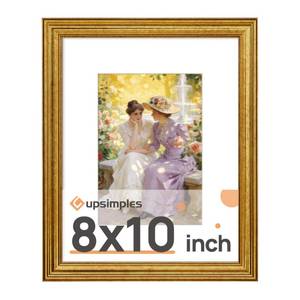 lot 2081 image: upsimples 8x10 Picture Frame, Vintage Frames Decor, 1Pack Gold
