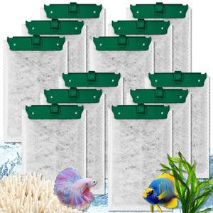 lot 2096 image: TOGGATH Medium Aquarium Filter Cartridges Compatible with Tetra Whisper Bio-Bag Filters, Fish Turtle Tank Assembled Filters for Tetra Whisper Power Filter 10i IQ10 PF10 & ReptoFilter (MEDIUM-12 Pack)