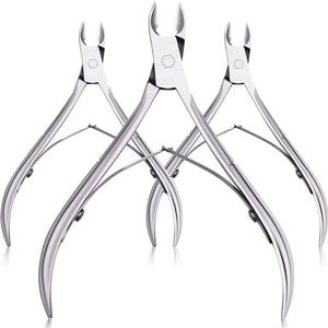 lot 2141 image: Mudder 3 Pack Cuticle Trimmer Nippers Stainless Steel Nail Scissor