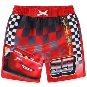lot 2152 image: Disney Mickey Mouse Cars Boys UPF 50 Swim Trunks Shorts Bathing Suit for Toddler to Big Kids 6