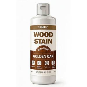 lot 2158 image: Golden Oak Wood Stain, 8.5oz250ml Water Based Wood Stain, Premium Indoor & Outdoor Wood Finish for Furniture, Cabinets, Doors & Wood Surfaces - Fast Drying, Low Odor, Non-Toxic & Easy to Use