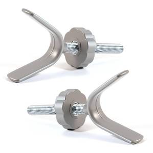 lot 2171 image: Baby Gate Y Threaded Spindle Rod Bolts M10 (10mm) Stair Banister Safety Gate Adaptors, Replacement Bolt Part for Baby & Dog Pressure Mounted Gates (2 Pack)