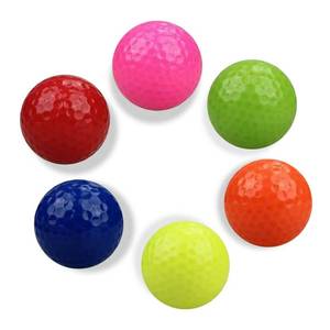 lot 2211 image: Xwejek Colored Golf Balls 8pcs Practice Mini Balls Fun Set for Golf Putting