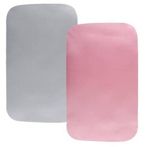 lot 2215 image: Satin Bedside Bassinet Sheet 2 Pack Ultra Soft Silk 19 x 32 Inch