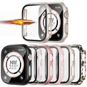 lot 4099 image: JZK 6 Pack Case with Screen Protector for Apple Watch Series 321 42mm
