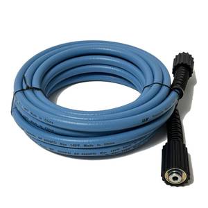lot 7590 image: LULUW 25FT 14-inch High Pressure Washer Hose,3600PSI M22 14mm Replacement Power Washer Hose for Most Brands, Blue