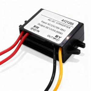 lot 8320 image: Yosoo Health Gear AC to DC Converter 12V, Step Down Converter AC 10-28V to DC 12V, 5A, 60W, 3A, IP67, Automatic, Corded Electric