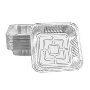 lot 8333 image: Non-Stick Disposable Air Fryer Aluminum Foil Liners Square 50PCS, Oil-Proof Aluminum Foil Tin Box Also for Steamer Basket Instant Pot Oven & Grill (6  6 Inch-Square)