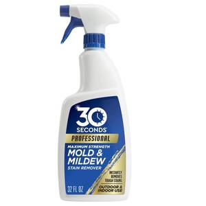 lot 11223 image: 30 SECONDS Pro Mold & Mildew Stain Remover, Scrub-Free Formula, 32 Oz
