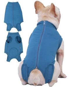 lot 12251 image: Caslfuca Dog Surgery Recovery Suit - After Spay, Abdominal Wounds Post Surgical Recovery, Anti Licking Breathable Dog Onesies for Small, Medium & Large Pet, Alternative Bandages Cone E-Collar