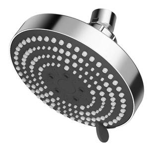 lot 12255 image: OFFO Shower Head, High Pressure Shower Head with 6 Mode, Fixed Showerheads for Strong Water Flow & Relaxing Shower Experience, Chrome (Square Used)