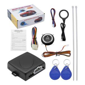 lot 12277 image: laffoonparts Smart RFID Push Engine Start Button kit & Keyless Entry Starter Systems to One Touch Start Car, Bot�n de Encendido para Auto, Upgrades Key Start for Most DC12V Cars
