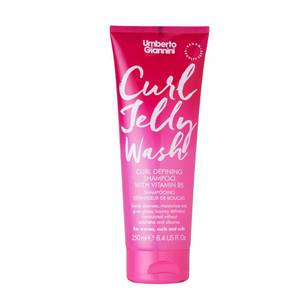 lot 12292 image: Umberto Giannini Curl Jelly Wash, Vegan, Cruelty Free, & Sulfate Free Shampoo for Curly or Wavy Hair, 250ml