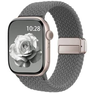 lot 12314 image: Braided Stretchy Magnetic Band Compatible with Apple Watch Bands Women Men