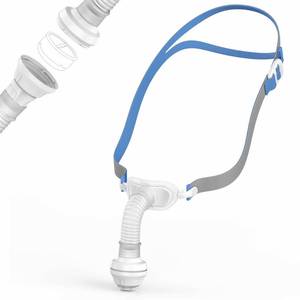 lot 12319 image: Medihealer P10 Connector Set for AirMini, Including P10 Connector for Airmini and Headgear Compatible with Airfit P10, Great-Value CPAP Supplies(No Cushion)