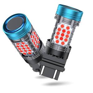 lot 12354 image: evntyps CANBUS 3157 LED Bulb Red with Built-in Resistor for Tail Light Anti Hyper Flash,3057 3457R Brake Bulbs Error Free,3056 4057A 4156 4157A LED Bulb Replacement for Rear Turn Signal Lights(2pcs)