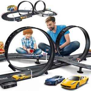 lot 13807 image: Kids Toy-Electric Powered Slot Car Race Track Set Boys Toys for 6 7 8-12 Years Old Boy Girl Best Gifts