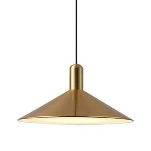 lot 13849 image: KCO 13.8 Large Farmhouse Brass Gold Dome Pendant Lights Kitchen Island